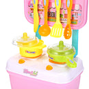 Kids Household Playset Simulation Kitchen Toys Small Cart