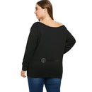 Plus Size Painting Graphic Sweatshirt