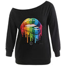Plus Size Painting Graphic Sweatshirt