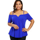 Plus Size Short Sleeve Cami T-shirt