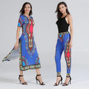 African Clothes Ethnic Print Two Piece Set
