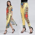 African Clothes Ethnic Print Two Piece Set