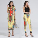 African Clothes Ethnic Print Two Piece Set
