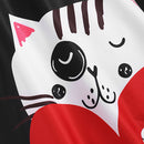 Off The Shoulder Valentines Day Heart Print Dress