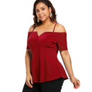 Plus Size Short Sleeve Cami T-shirt