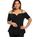 Plus Size Short Sleeve Cami T-shirt