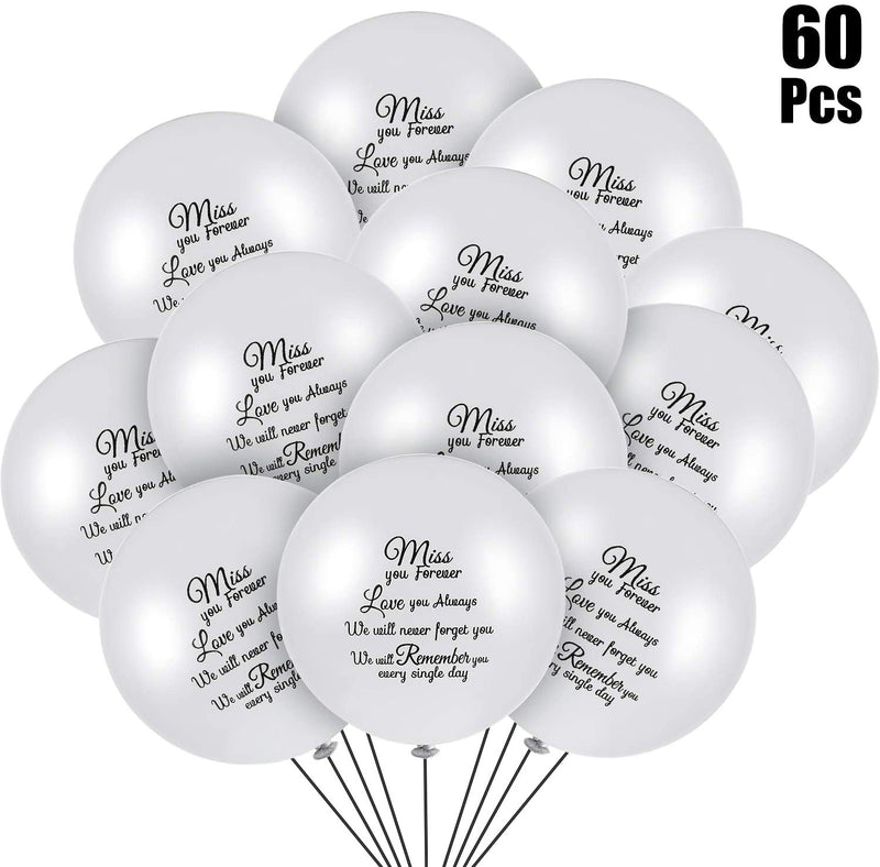 Memorial Balloons  60 pieces