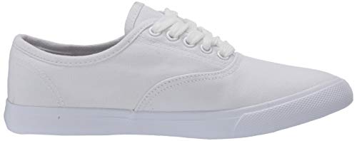 Women's Lace-Up Sneaker, White, 12 Medium US