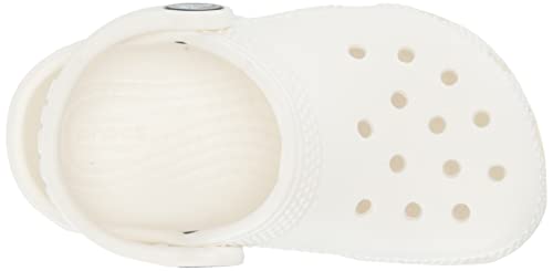 Crocs Kids' Classic Clog , White/White, 4 Big Kid