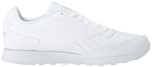 Reebok womens Classic Harman Run Sneaker, White/Steel, 8.5 US