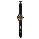 Fossil Men's Automatic Stainless Steel and Leather Three-Hand Watch