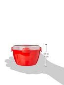 Microwave Bowl for Noddles, Pasta, and Soup with Lid and Handle