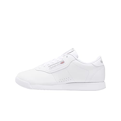 Reebok women's Princess Fashion Sneaker, White, 8.5 US