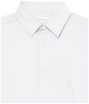 Boys' Big Long Sleeve Slim Fit Dress Shirt, Style with Buttoned Cuffs & Shirttail Hem