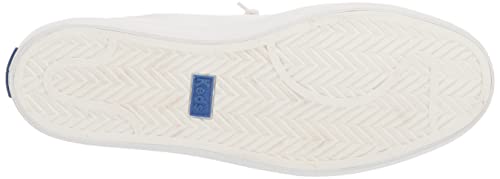 Keds Women's Core Kickback Canvas Sneaker, White, 9