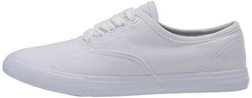 Women's Lace-Up Sneaker, White, 12 Medium US