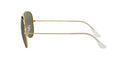 Ray-Ban Rb3025 Classic Pilot Sunglasses, Gold/Green Polarized, 58 mm
