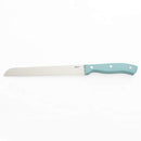 Oster Evansville 14 Piece Cutlery Set, Stainless Steel with Turquoise Handles -