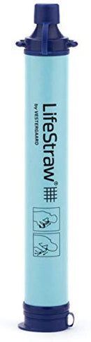 Personal Water Filter for Hiking, Camping, Travel, and Emergency Preparedness, 1 Pack