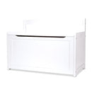 Melissa & Doug Wooden Toy Chest - White Furniture for Playroom