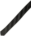 Men's Tall-Plus-Size Solid Woven Formal Stripe Tie Set Extra Long
