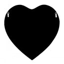 Crystal Crush Diamond Heart Shaped Silver Mirror for Wall Decoration