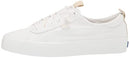 Keds Women's Core Kickback Canvas Sneaker, White, 9