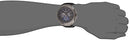 Seiko Men's Stainless Steel Japanese Quartz Silicone Strap, Black