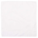 Perry Ellis 12 Pack Handkerchief (Permanent Press White with Satin Cord