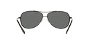 Ray-Ban RB3293 Metal Aviator Sunglasses, Matte Black/Green, 63 mm