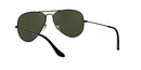 Classic Aviator Sunglasses Pilot, Black/G-15 Green, 58 mm