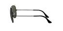 Classic Aviator Sunglasses Pilot, Black/G-15 Green, 58 mm