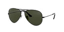 Classic Aviator Sunglasses Pilot, Black/G-15 Green, 58 mm