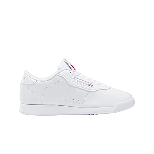 Reebok women's Princess Fashion Sneaker, White, 8.5 US