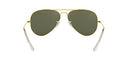 Ray-Ban Rb3025 Classic Pilot Sunglasses, Gold/Green Polarized, 58 mm