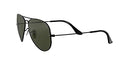 Classic Aviator Sunglasses Pilot, Black/G-15 Green, 58 mm