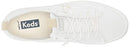 Keds Women's Core Kickback Canvas Sneaker, White, 9