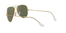 Ray-Ban Rb3025 Classic Pilot Sunglasses, Gold/Green Polarized, 58 mm