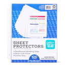 Sheet Protectors 100 Sheets, Regular