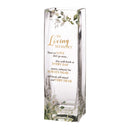 Theme Memorial Flower Vase with Sympathy Verse