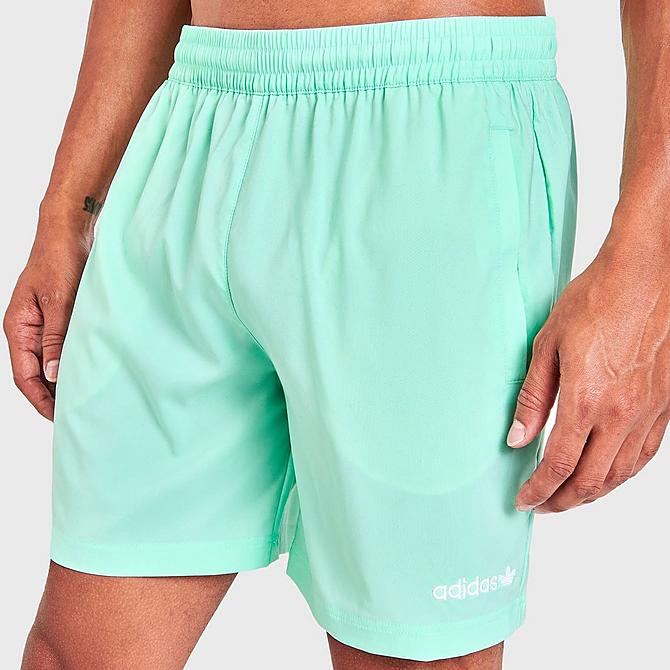 Adidas Men's Originals Swim Shorts in Green/Easy Green