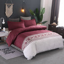 Bohemia style Duvet Cover plain color pattern retro style 2/3pcs Duvet Cover Sets
