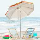 6.5FT Patio Beach Umbrella Sun Shade Tilt Aluminum Sports Portable Carry Bag