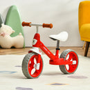 Kids Balance Training Bicycle with Adjustable Handlebar and Seat (Red)