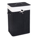 Rectangle Bamboo Hamper Laundry Basket - Brown
