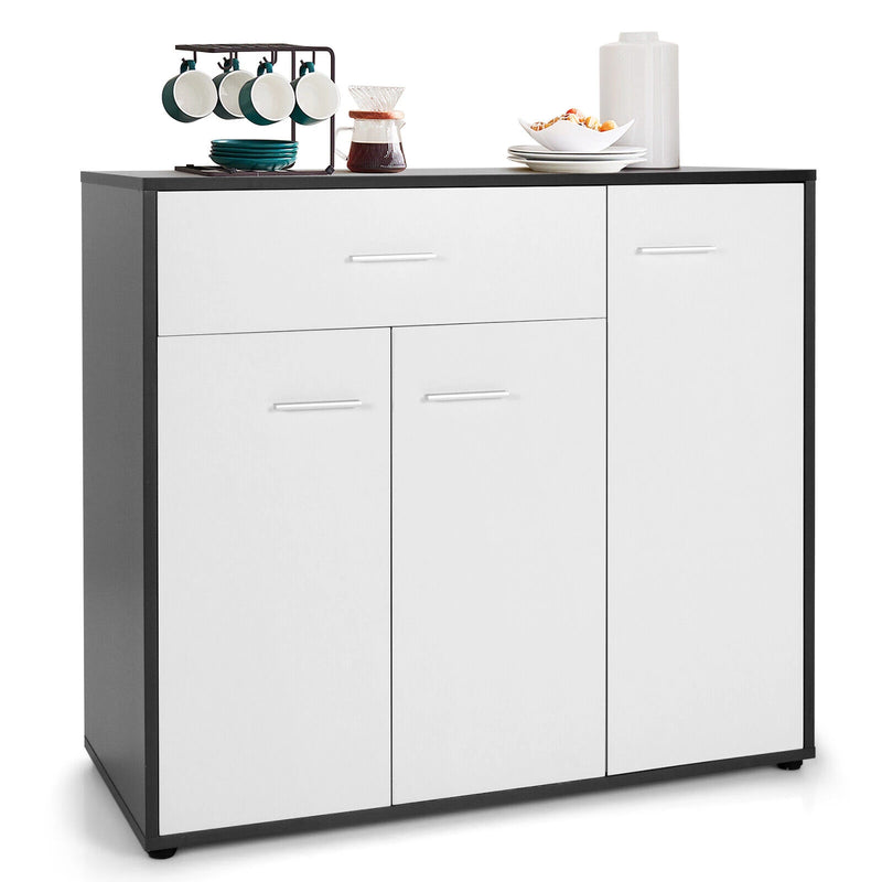 3-Door Buffet Sideboard Kitchen Storage Cabinet Console Cupboard w/Drawer