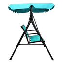 3 Person Patio Swing Outdoor Canopy Awning Yard Furniture Hammock Steel