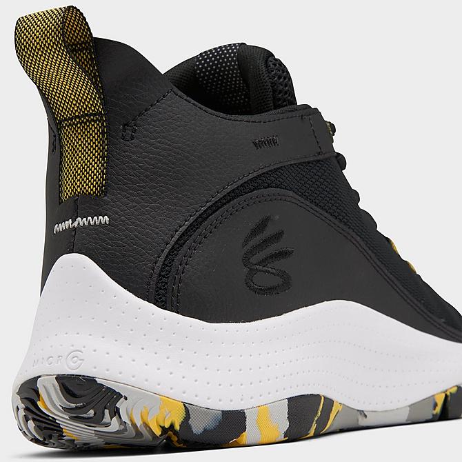 UNDER ARMOUR CURRY 3Z5 BASKETBALL SHOES - Black/White/Yellow/Grey