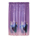 Disney Frozen Kids Bedroom Window Curtains, 2 Panel Set, 63inch Length, Purple