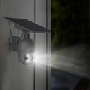 Home Security Camera Outdoor, Wireless WiFi Pan Tilt 360°Rechargeable Solar